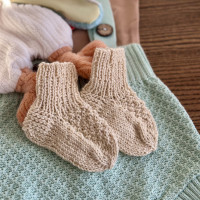 Світло-бежеві шкарпетки