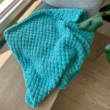 Бірюзовий плед